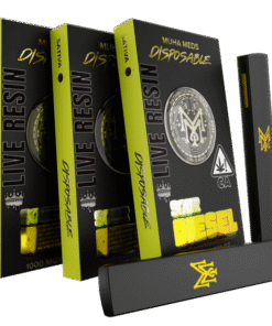 Muha Meds Sour Diesel Live Resin Disposables (3 Packs)