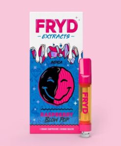 Raspberry Blow Pop Fryd Carts – 85% THC – Indica Vape Cartridge