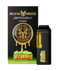 GREEN APPLE ELIXIR Muha Meds Disposable