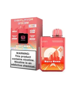 Geek Bar Berry Bomb DigiFlavor LUSH 20K Disposable Vape