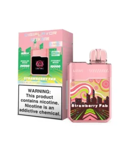 Geek Bar Strawberry Fab DigiFlavor LUSH 20K Disposable Vape