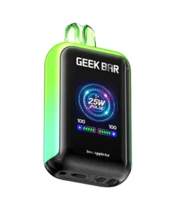 Geek Bar Sour Apple Ice Sky View 25K Puffs